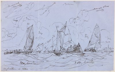 Compositional Study for a Seascape by John Wilson Carmichael